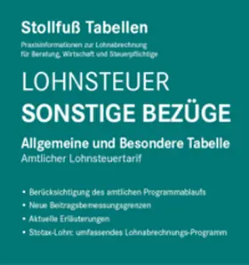  Tabelle, Lohnsteuer 2025 Sonstige Bezüge | Buch |  Sack Fachmedien