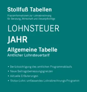  Tabelle, Lohnsteuer 2025 Jahr | Buch |  Sack Fachmedien