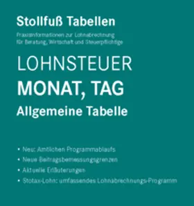  Tabelle, Lohnsteuer 2025 Monat, Tag | Buch |  Sack Fachmedien