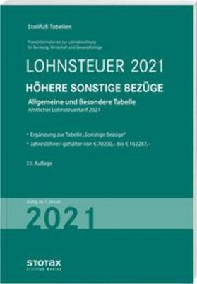  Tabelle, Lohnsteuer 2021 Höhere Sonstige Bezüge | Buch |  Sack Fachmedien