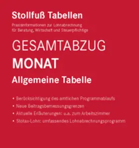  Tabelle, Gesamtabzug 2024 Monat Sonderausgabe Dezember | Buch |  Sack Fachmedien