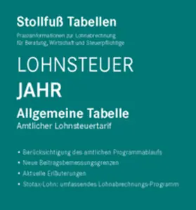  Tabelle, Lohnsteuer 2024 Jahr Sonderausgabe Dezember | Buch |  Sack Fachmedien