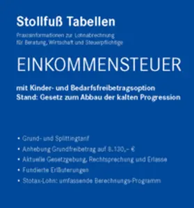  Tabelle, Einkommensteuer 2024 Sonderausgabe Dezember | Buch |  Sack Fachmedien