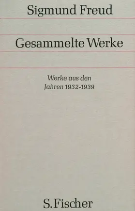 Freud |  Werke aus den Jahren 1932-1939 | Buch |  Sack Fachmedien