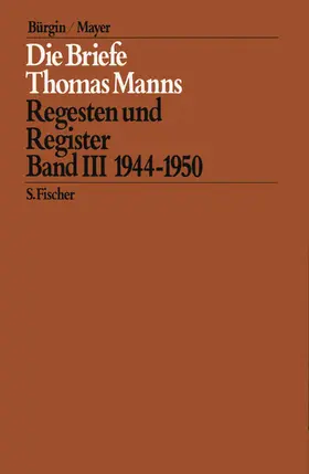 Mann |  Die Briefe 1944 bis 1950 | Buch |  Sack Fachmedien