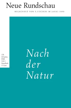 Balmes / Bong / Roesler | Neue Rundschau 2020/1 | Buch | 978-3-10-809121-7 | sack.de