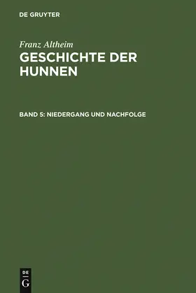  Niedergang und Nachfolge | Buch |  Sack Fachmedien