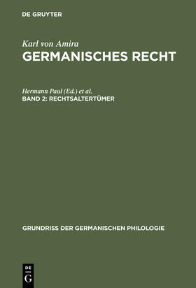 Amira / Eckhardt |  Rechtsaltertümer | Buch |  Sack Fachmedien