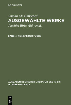 Gottsched / Birke |  Reineke der Fuchs | Buch |  Sack Fachmedien