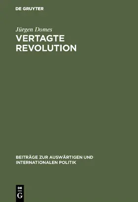 Domes |  Vertagte Revolution | Buch |  Sack Fachmedien