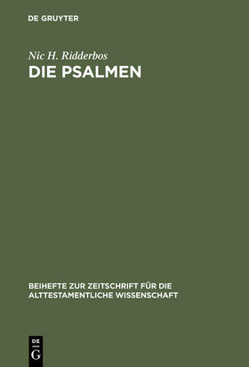 Ridderbos |  Die Psalmen | Buch |  Sack Fachmedien