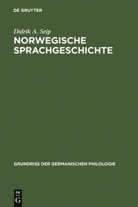 Seip / Saltveit |  Norwegische Sprachgeschichte | Buch |  Sack Fachmedien