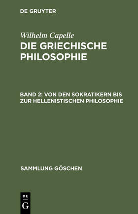 Müller |  Von den Sokratikern bis zur hellenistischen Philosophie | Buch |  Sack Fachmedien