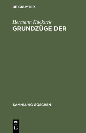 Kuckuck |  Grundzüge der Pflanzenzüchtung | Buch |  Sack Fachmedien