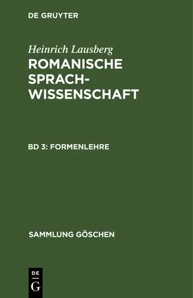 Lausberg |  Formenlehre | Buch |  Sack Fachmedien