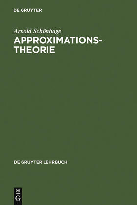 Schönhage |  Approximationstheorie | Buch |  Sack Fachmedien