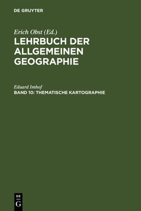 Imhof |  Thematische Kartographie | Buch |  Sack Fachmedien