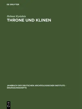 Kyrieleis |  Throne und Klinen | Buch |  Sack Fachmedien