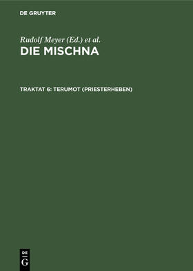 Güting |  Terumot (Priesterheben) | Buch |  Sack Fachmedien