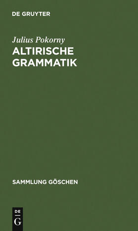 Pokorny |  Altirische Grammatik | Buch |  Sack Fachmedien