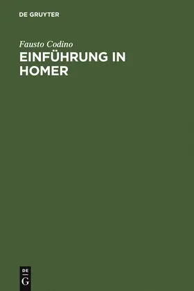 Codino |  Einführung in Homer | Buch |  Sack Fachmedien