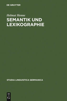 Henne |  Semantik und Lexikographie | Buch |  Sack Fachmedien