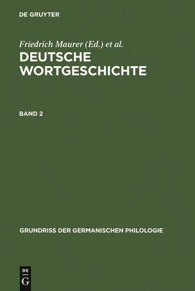 Maurer / Rupp / Stroh |  Deutsche Wortgeschichte. Band 2 | Buch |  Sack Fachmedien