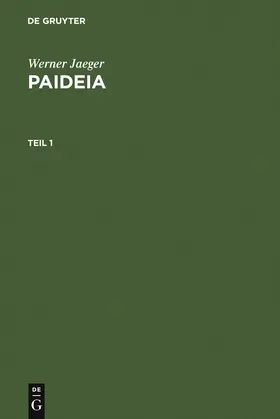 Jaeger |  Paideia | Buch |  Sack Fachmedien