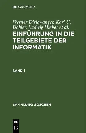  Einführung in die Teilgebiete der Informatik. Band 1 | Buch |  Sack Fachmedien