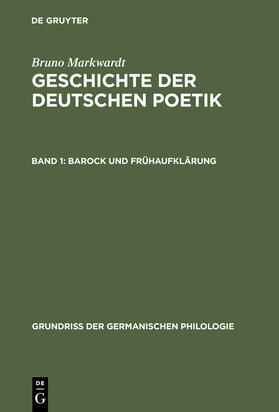 Marckwardt |  Barock und Frühaufklärung | Buch |  Sack Fachmedien