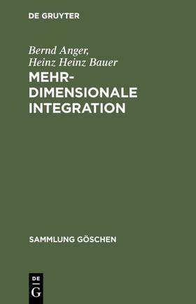 Heinz Bauer / Anger |  Mehrdimensionale Integration | Buch |  Sack Fachmedien