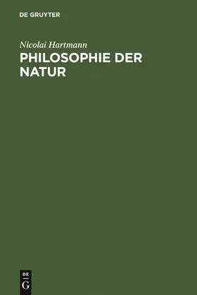 Hartmann |  Philosophie der Natur | Buch |  Sack Fachmedien