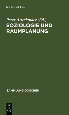 Atteslander |  Soziologie und Raumplanung | Buch |  Sack Fachmedien