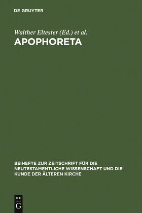 Kettler / Eltester |  Apophoreta | Buch |  Sack Fachmedien