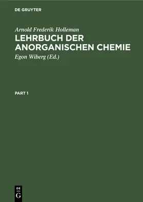 Holleman / Wiberg |  Lehrbuch der anorganischen Chemie | Buch |  Sack Fachmedien