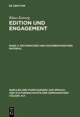 Kanzog |  Editorisches und dokumentarisches Material | Buch |  Sack Fachmedien