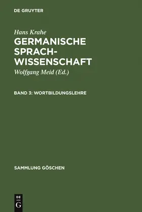 Krahe |  Wortbildungslehre | Buch |  Sack Fachmedien