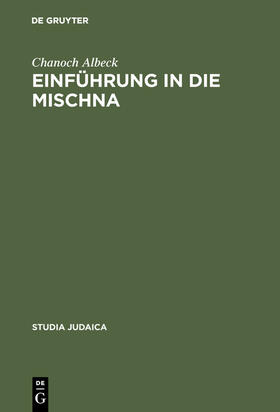 Albeck |  Einführung in die Mischna | Buch |  Sack Fachmedien