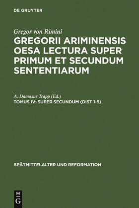 Trapp | Super Secundum (Dist 1-5) | Buch | 978-3-11-006516-9 | sack.de