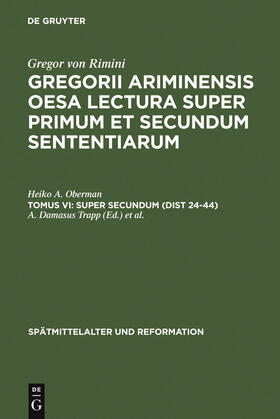 Oberman / Marcolino / Trapp |  Super Secundum (Dist 24-44) | Buch |  Sack Fachmedien