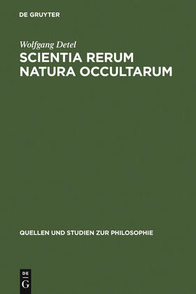 Detel |  Scientia rerum natura occultarum | Buch |  Sack Fachmedien
