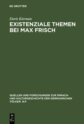 Kiernan |  Existenziale Themen bei Max Frisch | Buch |  Sack Fachmedien