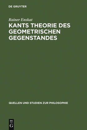 Enskat |  Kants Theorie des geometrischen Gegenstandes | Buch |  Sack Fachmedien