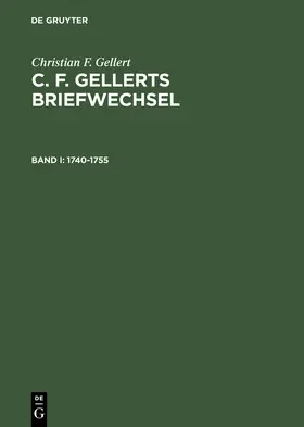 Gellert / Reynolds |  1740¿1755 | Buch |  Sack Fachmedien