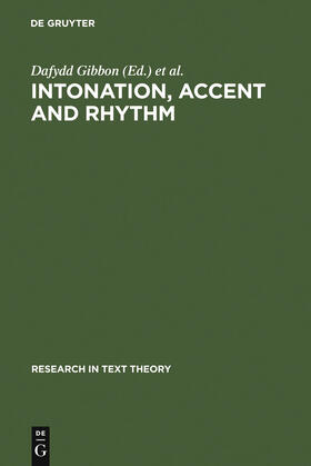 Richter / Gibbon |  Intonation, Accent and Rhythm | Buch |  Sack Fachmedien