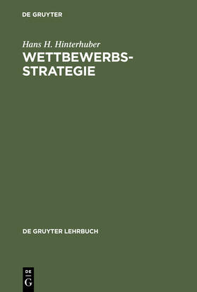 Hinterhuber |  Wettbewerbsstrategie | Buch |  Sack Fachmedien