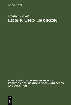 Pinkal |  Logik und Lexikon | Buch |  Sack Fachmedien