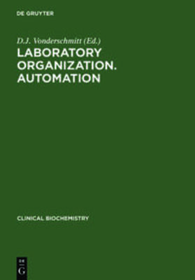 Vonderschmitt |  Laboratory Organization. Automation | Buch |  Sack Fachmedien