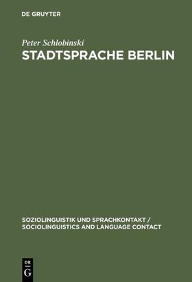 Schlobinski |  Stadtsprache Berlin | Buch |  Sack Fachmedien