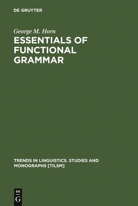 Horn |  Essentials of Functional Grammar | Buch |  Sack Fachmedien